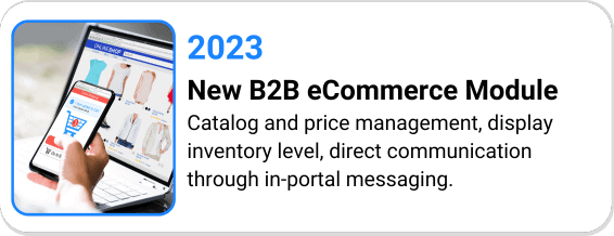 In 2023, Kechie releases Catalog and price management, display inventory level, direct communication through in-portal messaging.