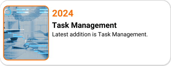 In 2024, Task Management is released for Kechie, the latest addition to the software.